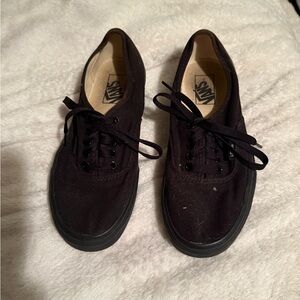 Vans Men's Black Canvas Sneakers